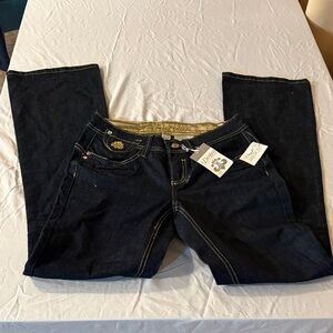 Dereon Dark Indigo Women's Boot Cut Jeans